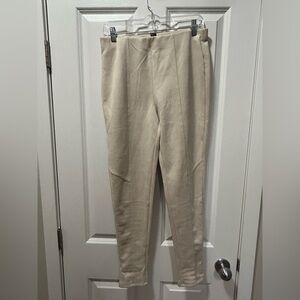 Forever 21 beige faux suede leggings